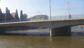 Wrocaw - Most Pokoju, wrzesie 2008